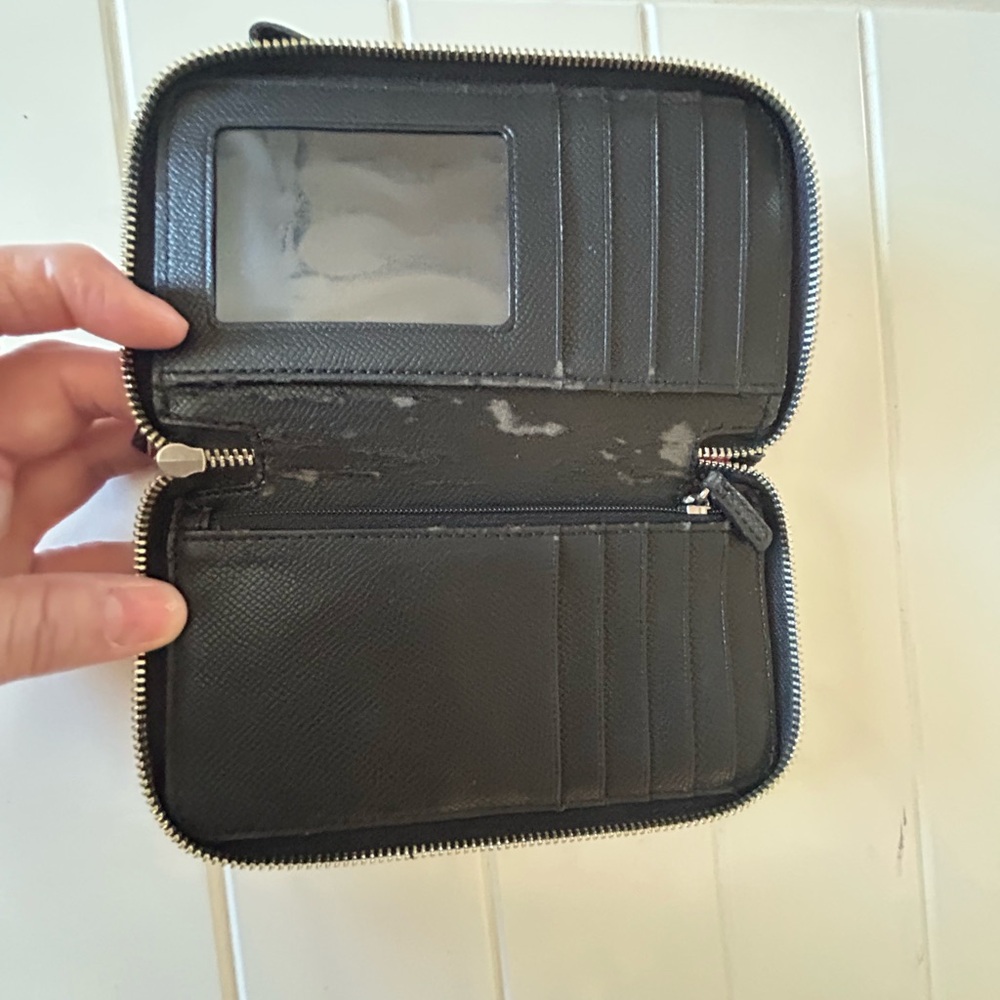 Coach Pink Floral Women's Wristlet - Picture 5 of 8